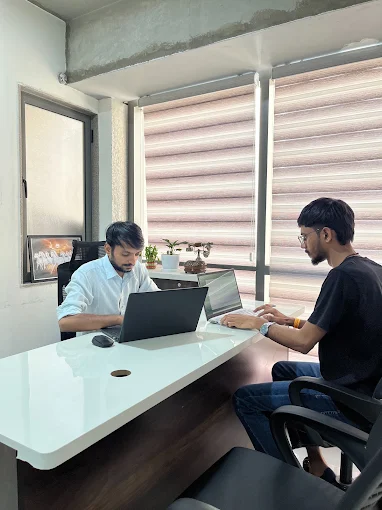 Team working in the office